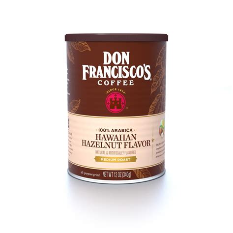 Don Francisco S Hawaiian Hazelnut Flavored Ground Coffee Oz
