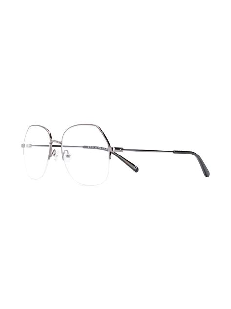 Stella Mccartney Eyewear Half Frame Eyeglasses Farfetch