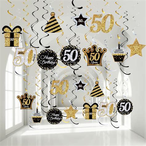 50th Birthday 50th Birthday Decor Party Decoration Ideas To Celebrate A