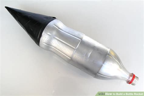 As you pump air into the bottle the pressure inside the bottle builds up until the force of the air pushing on the water is enough to force the cork out of the what you need to make a bottle rocket. How to Build a Bottle Rocket (with Pictures) - wikiHow