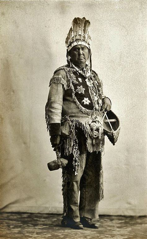 Iroquois Mohawk Man From Kahnawake Reserve Near Montreal Quebec Circa 1910 Native