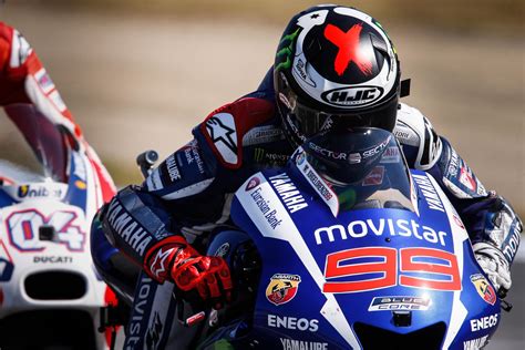 Lorenzo On Pole After Leading Fp3 And Fiercely Battling Rossi In Q2 At