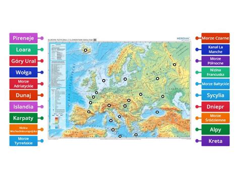 Mapa Fizyczna Europy Dp Rysunek Z Opisami My Xxx Hot Girl