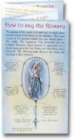 (as you say this, with your right hand touch your forehead when you say father, touch your breastbone when you say son, touch your left shoulder when you say holy, and touch your right shoulder when you say spirit.) How to Pray the Rosary Pamphlet
