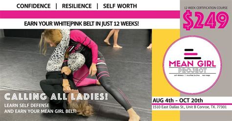Mean Girl Project 12 Week Self Defense Course For Women Houston Conroe Tx Mac Mixed