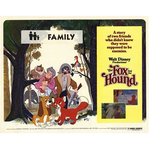 the fox and the hound movie poster style a 11 x 14 1981