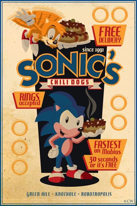 Artwork Sonics Chili Dogs By Cortney Williams Sonic The Hedgehog