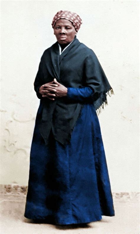 Harriet Tubman Portrait Colorized C 1885 Women In History Harriet