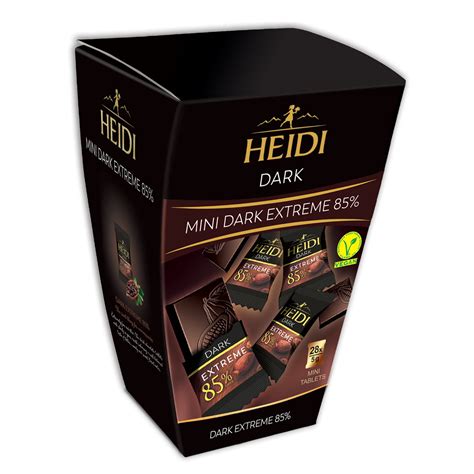 Heidi Heidi Dark Extreme Chocolate Bar 85 Mini Bites 28 X 5g Ntuc