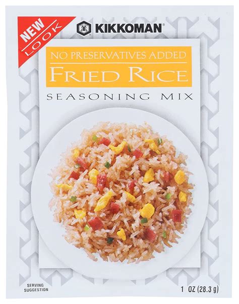 Kikkoman Fried Rice Seasoning Mix 1 Oz Grocery And Gourmet Food