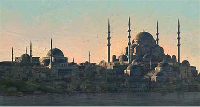 Ottoman Wallpapers Artstation Concept Artwork Mosque