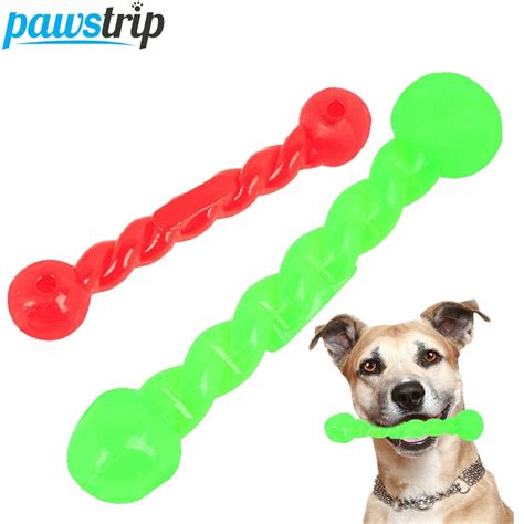 Pawstrip 1pc Soft Rubber Dog Toys Interactive Small Dog Chew Toy