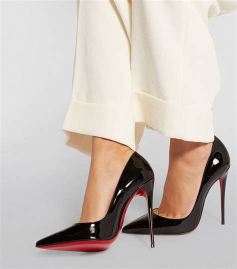 Womens Christian Louboutin Red So Kate Patent Leather Pumps