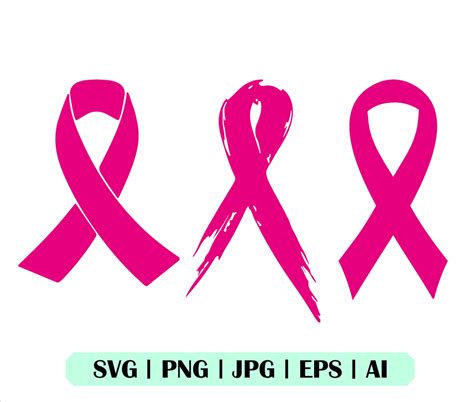 Awareness Ribbon Svg Ribbon Vector Cancer Awareness Ribbon Etsy