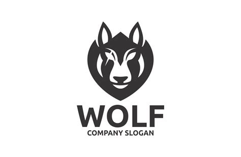 Wolf Brand Logo Templates Creative Market
