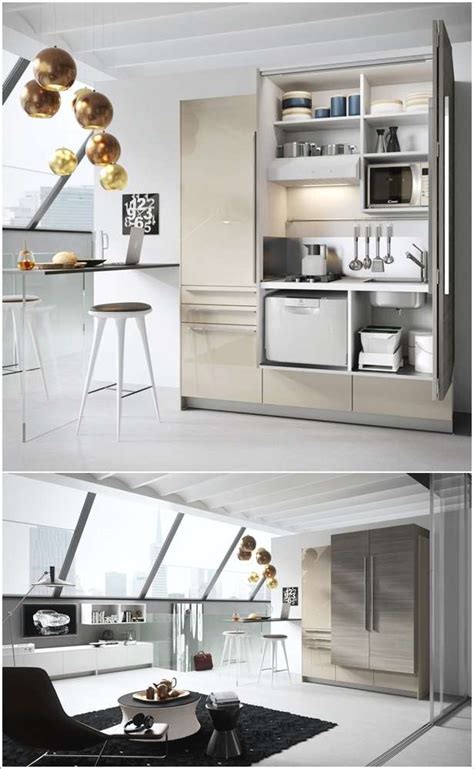 10 Innovative Compact Kitchen Designs For Small Spaces