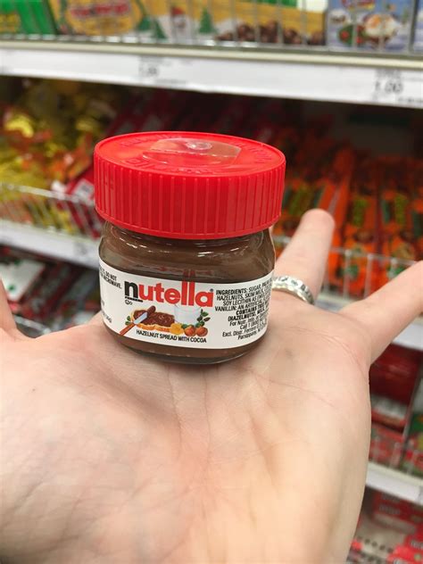 Tiny Nutella At Target R Mildlyinteresting