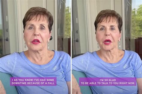 Joyce Meyer Shares How She Is Doing After A Fall Back Surgery