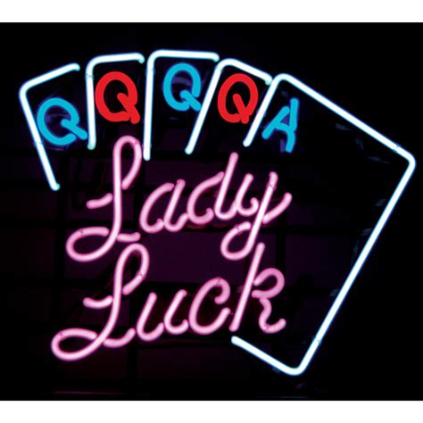 Lady Luck Neon Sign 115434 Wall Art At Sportsmans Guide
