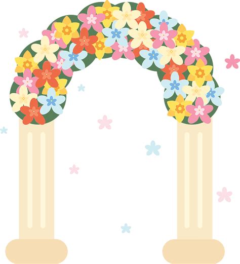 Flower Arch Cartoon