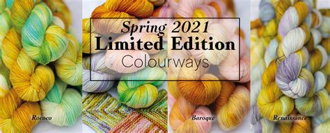 Our Spring Limited Editions Spacecadet Hand Dyed Yarns