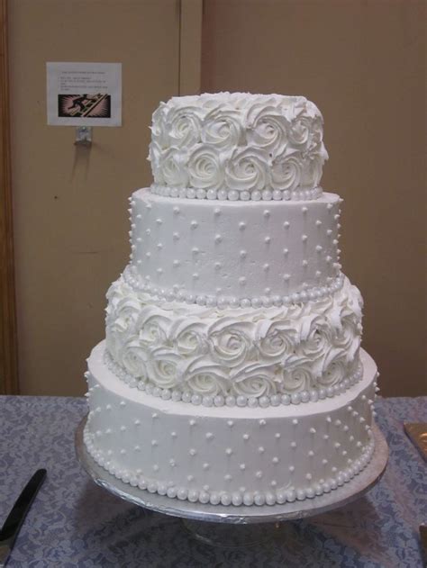 In case you want to customize this cake, you should know that kroger does not have this service. kroger wedding cakes - Google Search | Buttercream wedding cake, White wedding cakes, Wedding ...