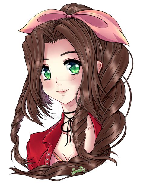 Aerith Aeris Gainsborough Final Fantasy 7 By Senhoshi On Deviantart