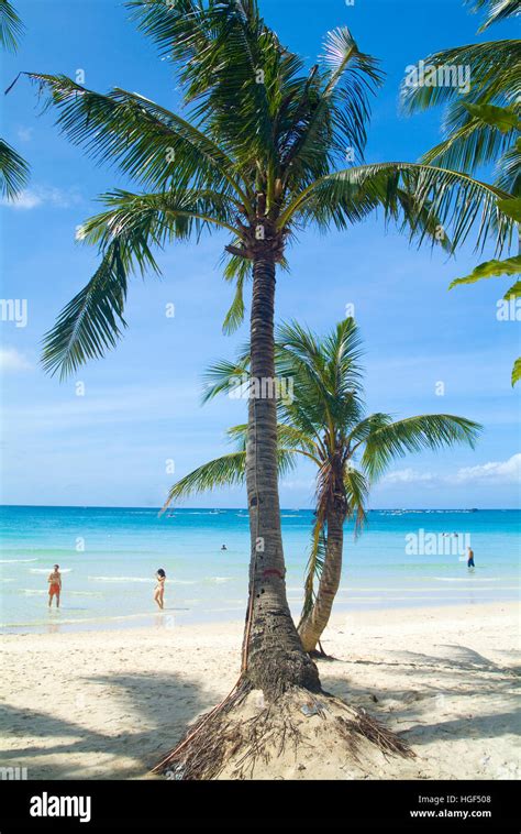 White Beach Boracay Philippines Stock Photo Alamy