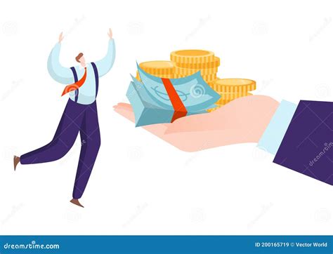 A Boy Give Money To A Beggar Vector Illustration Cartoondealer Com