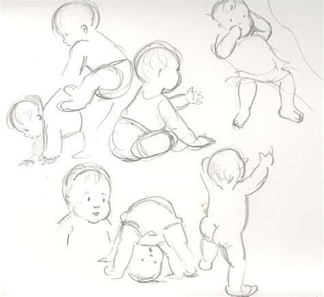 Baby Sketches By Charlie Meyer