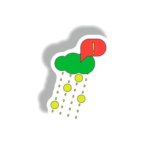 In Sticker Design Of Rain With Vector Ai Eps Uidownload