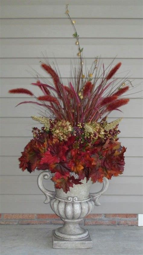 Urn Inserts Simply Southern Flowers Fall Flower Pots Fall Floral