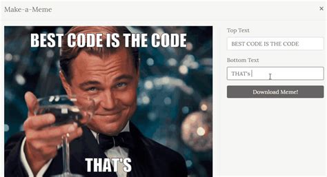 How To Build A Meme Maker With React A Beginners Guide By Avanthika