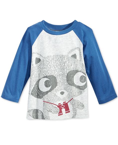 First Impressions Baby Boys Long Sleeve Graphic Print T Shirt Only At