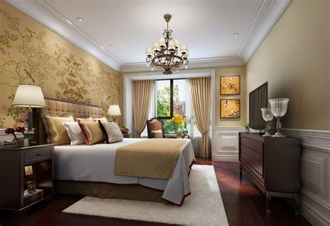 Free Download Chinese Bedroom Wallpaper And Solid Wood