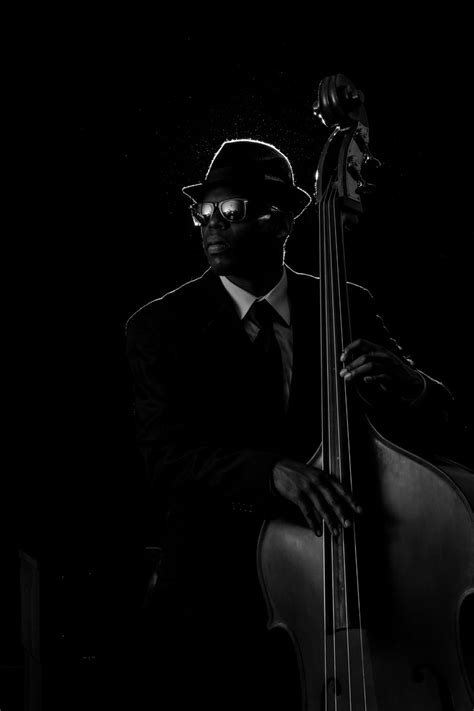 Jazz Man Upright Bass Photo By James Currie ©2014 Musician Portraits