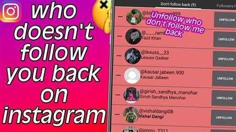 how to check who doesn t follow me back on instagram unfollow everyone that is not following