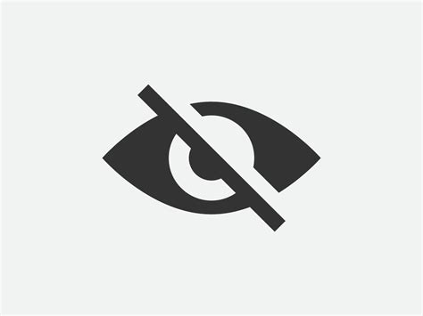 Show Password Icon Eye Symbol Vector Vision Hide From Watch Icon