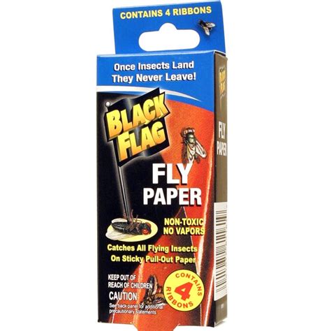 Black Flag 4 Count Fly Paper 4 Pack In The Insect Traps Department At