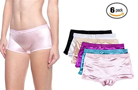 barbra lingerie women s 6 pack various style of comfortable satin panties xxx large satin