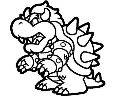 When bowser is in full fury, he can be pretty scary. Printable Super Mario 3D Land Bowser Characters Coloring ...