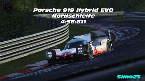 Assetto Corsa Porsche 919 Hybrid EVO Nordschleife 4 56 811 YouTube