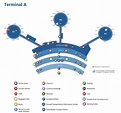 Newark Liberty International Airport Map (EWR) - Printable Terminal ...