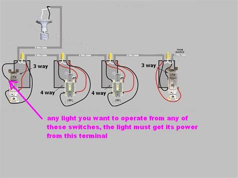 Electrical Diagram 3 Way Switch Multiple Lights Wiring Technology