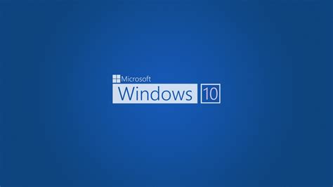 Windows 10 Blue Background