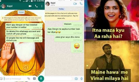Ajay Devgn Shares Kajols Whatsapp Number On Twitter And People Go Crazy See The Viral Tweet