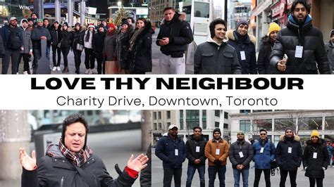 Love Thy Neighbour Charity Drive Cornerstone Asian Church Canada Downtown Toronto Youtube