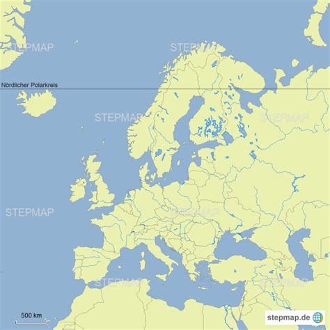 Stepmap Europa Physisch Stumm Landkarte F R Deutschland