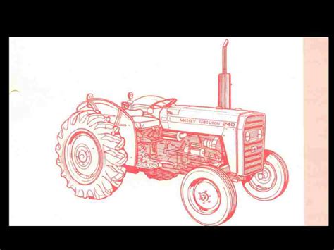 Find Massey Ferguson Mf 240 Parts Manual 130pgs For Mf240 Tractor