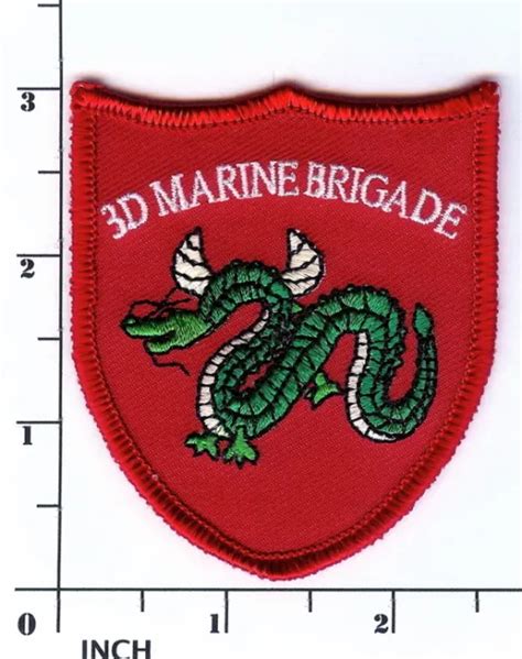 Usmc 3d Meb Patch 3rd Marine Brigade Okinawa Iii Mef Marines 3d Mar Bde